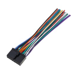 12V 20pin Car CD / DVD Radio Stereo Wire Harness Cable Cord Connector Adapter Fit for Dual XDVD156BT / XDVD176BT / XDVD276BT