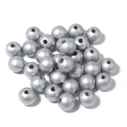 50-200pcs Natural Wood Ball Beads Gold White Color 6-12mm Round Loose Spacer Beads For Jewelry Making DIY Necklace Bracelet