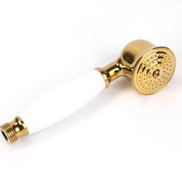 Luxury Gold Polished Brass Telephone Hand Held Shower Head Set with 1.5m Hose
