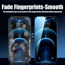 4PCS Tempered Glass for iPhone 11 12 13 14 15 16 Pro Max XR X XS Screen Protector on for iPhone 12 13 Mini 7 8 6 Plus SE Glass