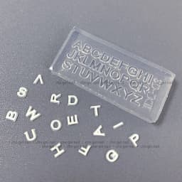 1PC 3D Silicone Nail Carving Mold English Letters Mould Stamping Design Gel Stencils DIY Manicure Accessory Tools Multi-Designs