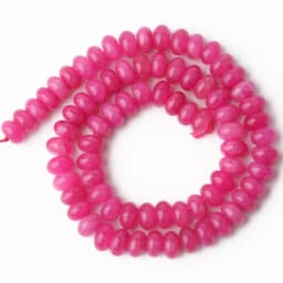 8x5mm Natural Rondelle Tourmaline Jades Beads Flat Round Quartz Agate Abacus DIY Bracelet Earrings Stone Bead for Jewelry Making