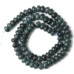 8x5mm Natural Rondelle Tourmaline Jades Beads Flat Round Quartz Agate Abacus DIY Bracelet Earrings Stone Bead for Jewelry Making