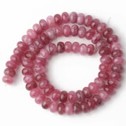 8x5mm Natural Rondelle Tourmaline Jades Beads Flat Round Quartz Agate Abacus DIY Bracelet Earrings Stone Bead for Jewelry Making
