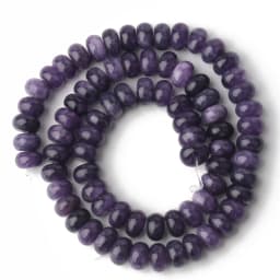 8x5mm Natural Rondelle Tourmaline Jades Beads Flat Round Quartz Agate Abacus DIY Bracelet Earrings Stone Bead for Jewelry Making