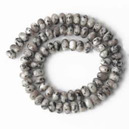 8x5mm Natural Rondelle Tourmaline Jades Beads Flat Round Quartz Agate Abacus DIY Bracelet Earrings Stone Bead for Jewelry Making