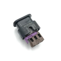 3Pin Auto 4F0 973 703 Parking Radar Eye Plug Gear Sensor Cylinder Waterproof Electric Connector Wire Harness Cable With 15CM Wir