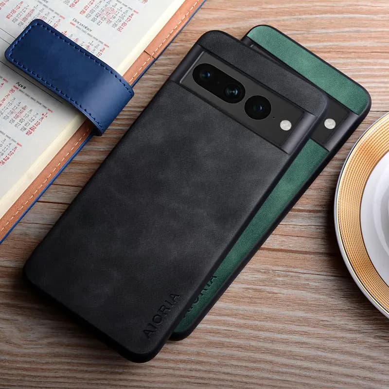 Leather Case For Google Pixel 7 8 6 9 10 11 Pro XL 10A 8A 7A 6A Coque Fingerprint Proof Matte Cover For Google 9a Case Funda