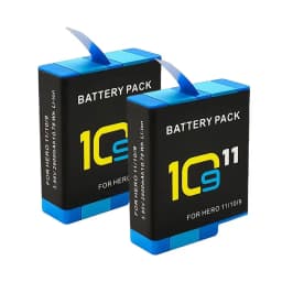 2800mAh Battery For GoPro Hero 10 11 2800 mAh Battery 3 Ways Fast Charger Box TF Card Storage For GoPro Hero 9 Accessories