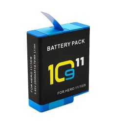 2800mAh Battery For GoPro Hero 10 11 2800 mAh Battery 3 Ways Fast Charger Box TF Card Storage For GoPro Hero 9 Accessories