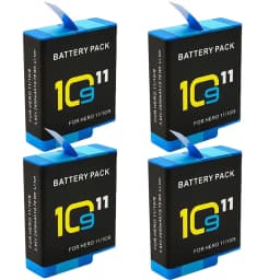 2800mAh Battery For GoPro Hero 10 11 2800 mAh Battery 3 Ways Fast Charger Box TF Card Storage For GoPro Hero 9 Accessories