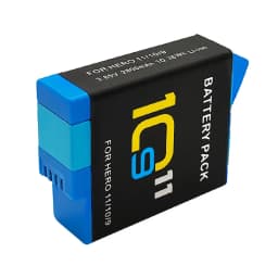2800mAh Battery For GoPro Hero 10 11 2800 mAh Battery 3 Ways Fast Charger Box TF Card Storage For GoPro Hero 9 Accessories