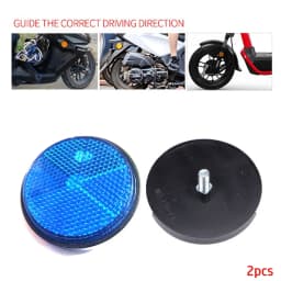 2pcs Circular Reflector Universal Car Trucks Motorcycle Night Reflector Refraction Light Part Motorcycles Accessories