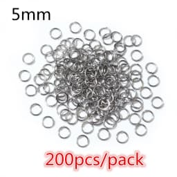 High Quality 316 Stainless Steel DIY Jewelry Making Findings Necklac Earrings Hooks/Jump rings/Lobster Clasp Craft Accessories