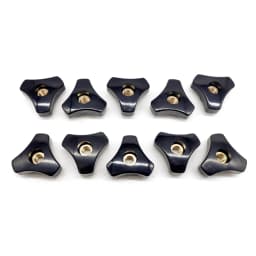 10 Pack T Bolt and Nut Set M8 Woodworking Tool Jigs Screw Slot Fastener and Through Hole Nut Miter Track Bolts Jig W/ Thread