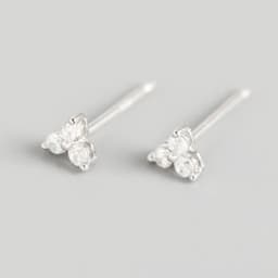 New Stainless Steel Gold Color Cubic Zirconia Minimal Hoop Earrings For Women Small Round Cartilage Earring Piercing Jewelry