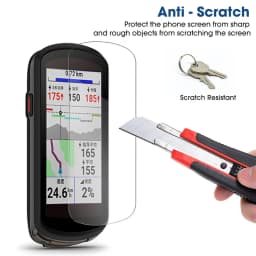 3-1pc Tempered Glass for Garmin Edge 1040 1030 830 820 530 520 Plus 130 Bike GPS Stopwatch Protector Full Screen Protective Film