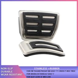 Car Pedals Foot Fuel Brake Clutch Cover for Volkswagen VW Passat B8 Golf 7 Tiguan 2017 - 2021 for Seat Leon 5F MK3