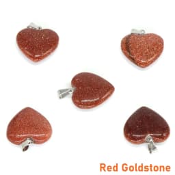 10PC/Set Love Heart Shaped Pendant Natural Stone Rose Quartz Crystal Turquoise Tiger Eye Aventurine Jewelry Making Necklace 20mm