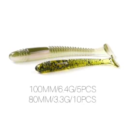 Supercontinent Swing Impact Ring Shad Fishing Lure Soft 8cm/10cm Baits Swimbait Jigging Lure Artificial Baits