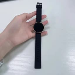 Women Digital Watch Silicone Girl Watch Personality Round Electronic Clock Waterproof Travel Outdoor Sports Digital Wristband