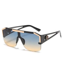 1/2PCS Men And Women Oversized Square Fashion Sunglasses Sports Driving Glasses Gradient Colored Sunglasses Uv400 2023