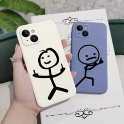Line Man Phone Case For iPhone 17 17 Air 16 16e 15 14 13 12 11 Pro Max Mini X XR XS Plus Cover