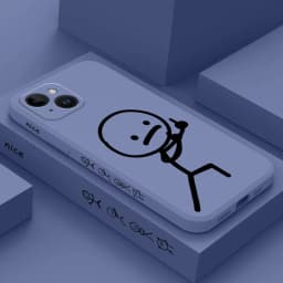 Line Man Phone Case For iPhone 17 17 Air 16 16e 15 14 13 12 11 Pro Max Mini X XR XS Plus Cover