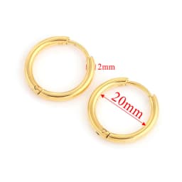 6pcs Stainless Steel Huggie Earring Hoop For Women Jewelry Set for Hypoallergenic Korean Earrings Female Jewelry Accessories