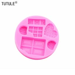 DIY Cartoon Ice Cream Candy Cakes Silicone Mold Handmade Chocolate Crafty Cakes Dessert Decoration Baking Gadgets Mold