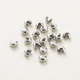 50/100Pcs 3/4/5mm 14K/18K Gold Plated Brass Open Crimp Beads Covers Crimp End Beads Stopper Spacer Bead for DIY Jewelry Making