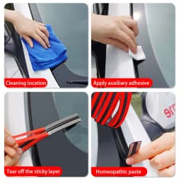 27mm Rubber Car Seals Edge Strip Upgrade T Shaped Sealing Strips for Auto Roof Windshield Sealant Protection Noise Insulation