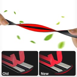 27mm Rubber Car Seals Edge Strip Upgrade T Shaped Sealing Strips for Auto Roof Windshield Sealant Protection Noise Insulation