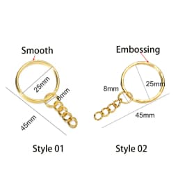 110/220pcs/Set Keychain Open Jump Rings Eye Pins Jewelry Making Accessories Kits for DIY Epoxy Resin Key Chain Key Ring Pendants