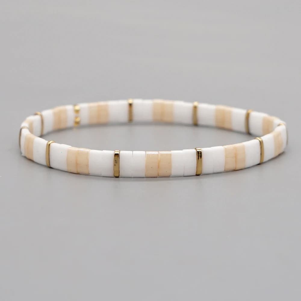 Go2BoHo Miyuki Tila Glass Bead Bracelets Wholesale Women's Jewelry Beaded Bracelet for Women Teens Gift 2021 Trend
