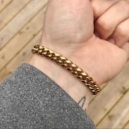 Vnox Mens Simple 3-11mm Stainless Steel Curb Cuban Link Chain Bracelets for Women Unisex Wrist Jewelry Gifts