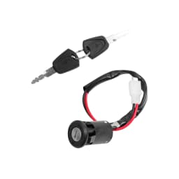 Universal Electric Scooter Ignition Key Switch 2 Wires Ignition Keys on-Off Lock with Wire Tricycle Vehicle Assembly Kit Parts