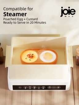 Joie Egg Poacher Double Microwave Egg Poacher Egg Cooker Fried Egg Box Breakfast Steamed Egg Box Egg Tools Kitchen Tool Eggy
