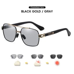 CoolPandas High Quality Sunglasses Polarized Men Women Photochromic UV400 Protection Driving Sun Glasses Unisex Chameleon Lens