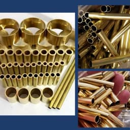 2pcs-15pcs Brass Pipe 0.25mm Wall Thickness 1-12.5mm OD Brass Tube Straight Tubing Copper Tube Thin-Walled Small Diameter