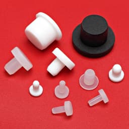PVC Plug Rubber Plug Silicone Plugs Protective Low Temperature Resistance Stopper Cap Ring Tube Sleeve Washer Black Joint Pipe