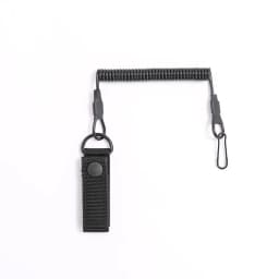 Elastic Lanyard Rope Tactical Anti-lost Military Spring Safety Strap Gun Rope For Key Ring Chain Flashlight Hunting Accessories