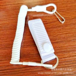 Elastic Lanyard Rope Tactical Anti-lost Military Spring Safety Strap Gun Rope For Key Ring Chain Flashlight Hunting Accessories