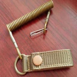 Elastic Lanyard Rope Tactical Anti-lost Military Spring Safety Strap Gun Rope For Key Ring Chain Flashlight Hunting Accessories