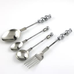 1Pc Metal Beaded Tableware Beadable DIY Wine Bottle Stopper Gadget Spoon Fork for DIY Decorative Beaded Accessories