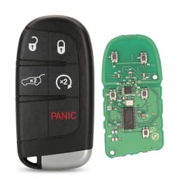 jingyuqin 2/3/4/5 Button Smart Remote Key M3N40821302 Fob 433MHz For Jeep Grand Cherokee 2013-2020 ID46 pcf7945 7953 Car Key Fob