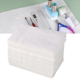 20/50pcs Waterproof Disposable Nail Table Mat Foldable Protection Pad Tool Practice Cleaning Hand Paper Manicure Accessories Set