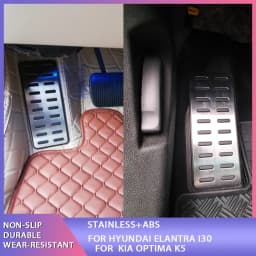 Car Foot Rest Pedal Auto Pedal Cover for Hyundai Ix25 Creta Accent Verna Solaris for Kia K2 Rio Soul KX3 Car Accessories