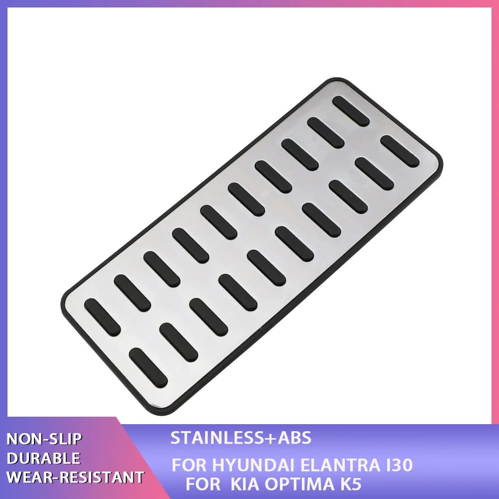 Car Foot Rest Pedal Auto Pedal Cover for Hyundai Ix25 Creta Accent Verna Solaris for Kia K2 Rio Soul KX3 Car Accessories