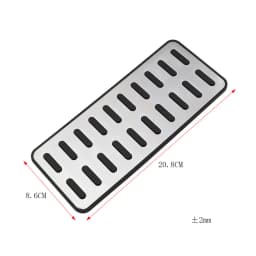Car Foot Rest Pedal Auto Pedal Cover for Hyundai Ix25 Creta Accent Verna Solaris for Kia K2 Rio Soul KX3 Car Accessories